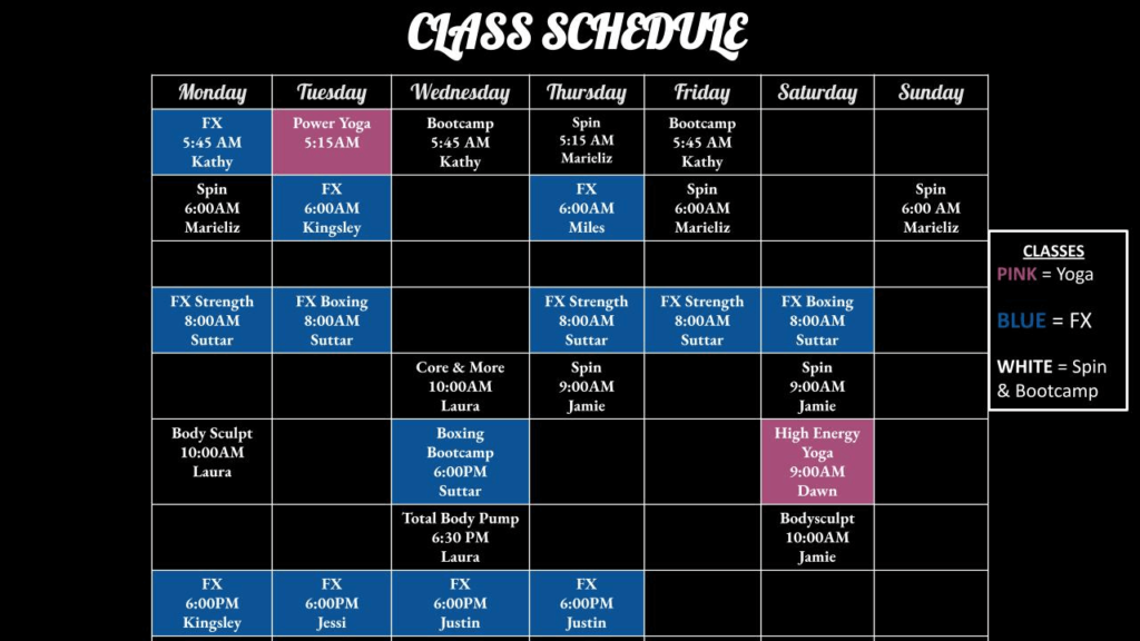 powerhouse gym saddle brook nj fitness class schedule
